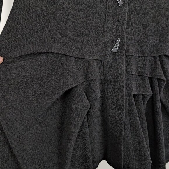 IC by Connie K Black Ruffled Jacket - Picture 5 of 8